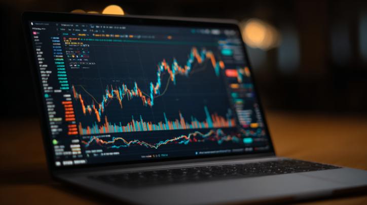 Uptrend with Volume Bars