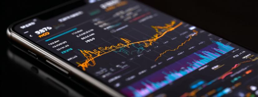 Orange Trendline with Volume